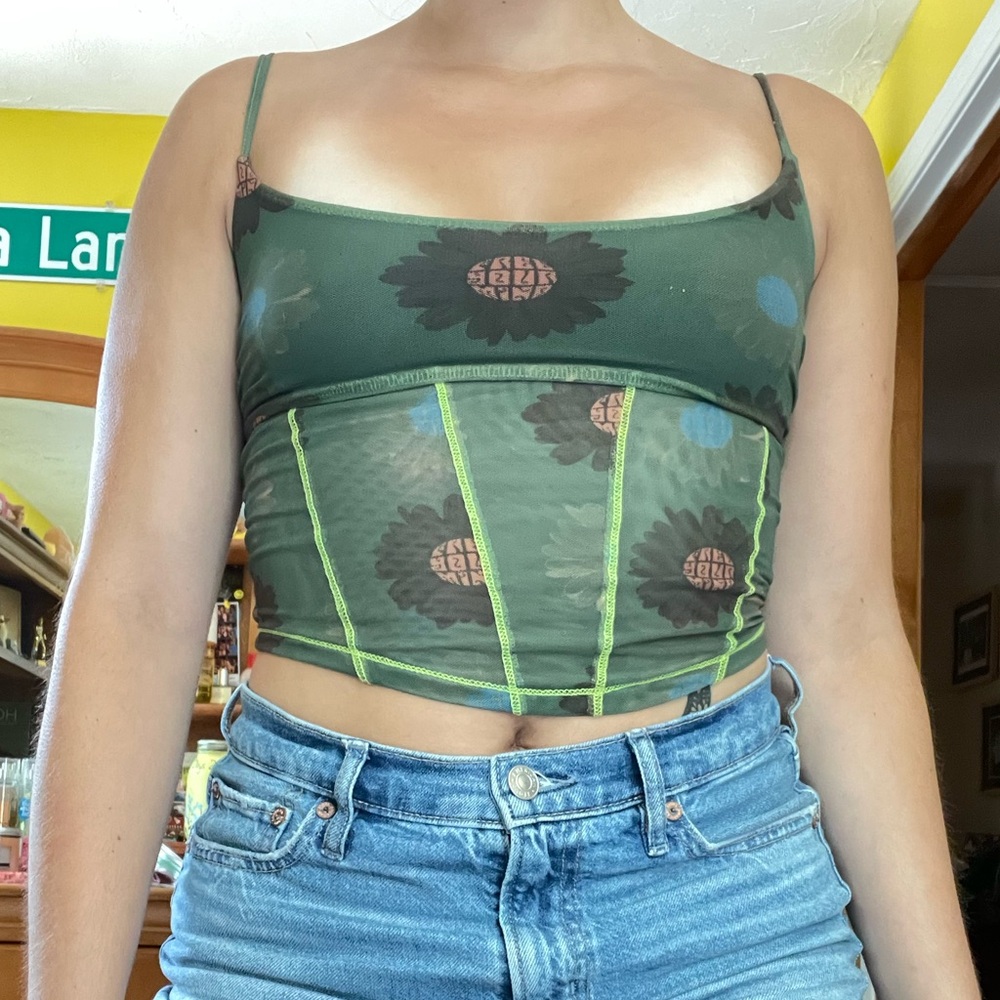 Urban outfitters bustier style tank